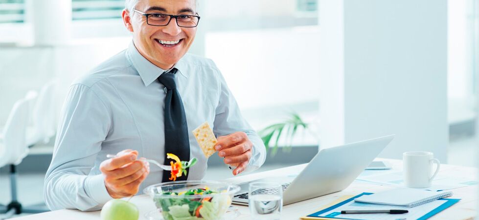 a man on a diet with prostate
