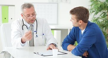 patient in consultation with a specialist