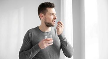 the husband is taking medication to treat prostatitis